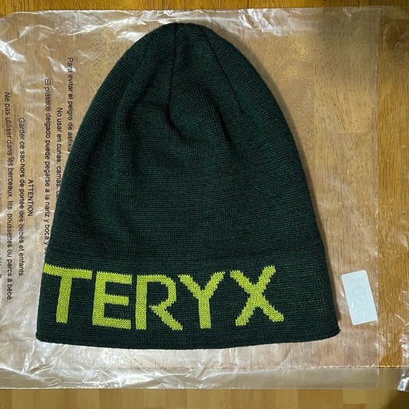 Arc’teryx Word Head Toque Beanie Dark Green - Picture 2 of 8